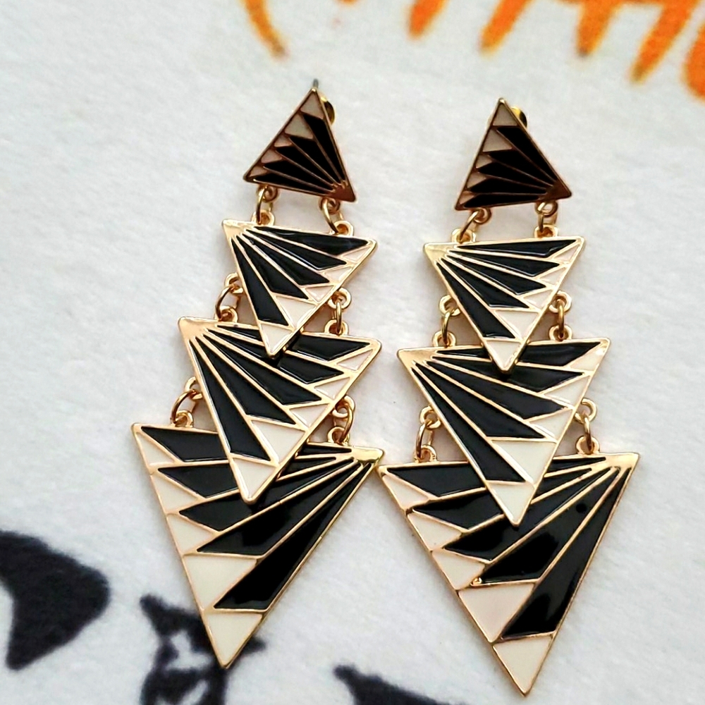 Black & White Earrings